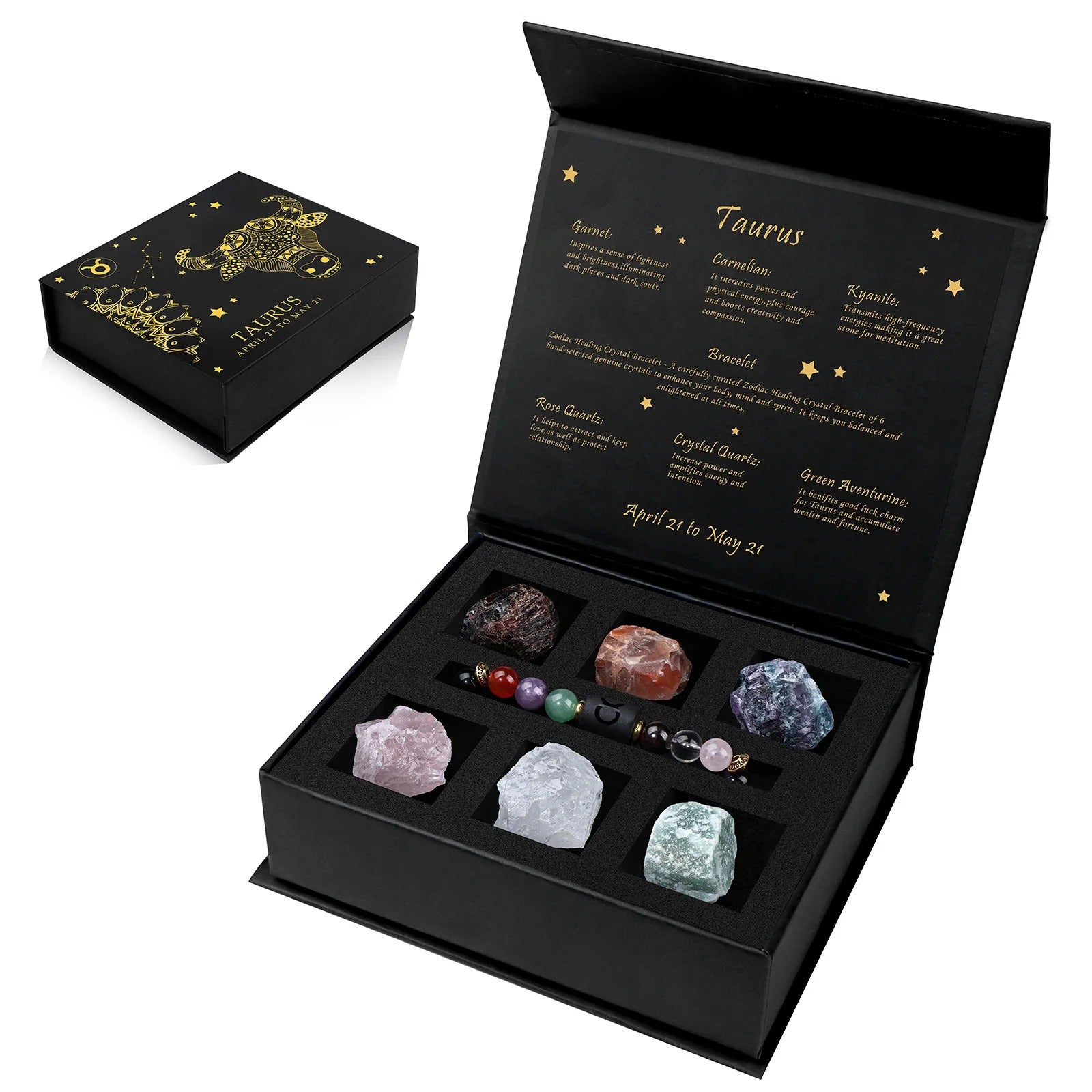 Parsonalised Zodiac Crystal Jewelry Box