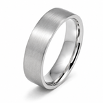 The Ashford | Brushed Titanium Wedding Ring