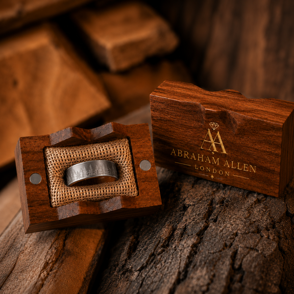 The Highland Cask | Tungsten Carbide & Whiskey Barrel Oak Ring | 6mm, 8mm