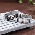 Personalized Engraveable Name Custom Photo Stainless Steel Bracelet - Abrahamallen