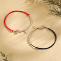 Personalized Lovers Color Couple Rose Bracelets - Abrahamallen