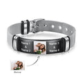 Personalized Engraveable Name Custom Photo Stainless Steel Bracelet - Abrahamallen