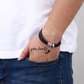 Personalized Engraveable 1-5 Name Multilayer Leather Bracelet - Abrahamallen