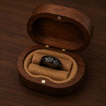 The Obsidian Celestial | Black Tungsten Carbide Meteorite Ring | 6mm, 8mm