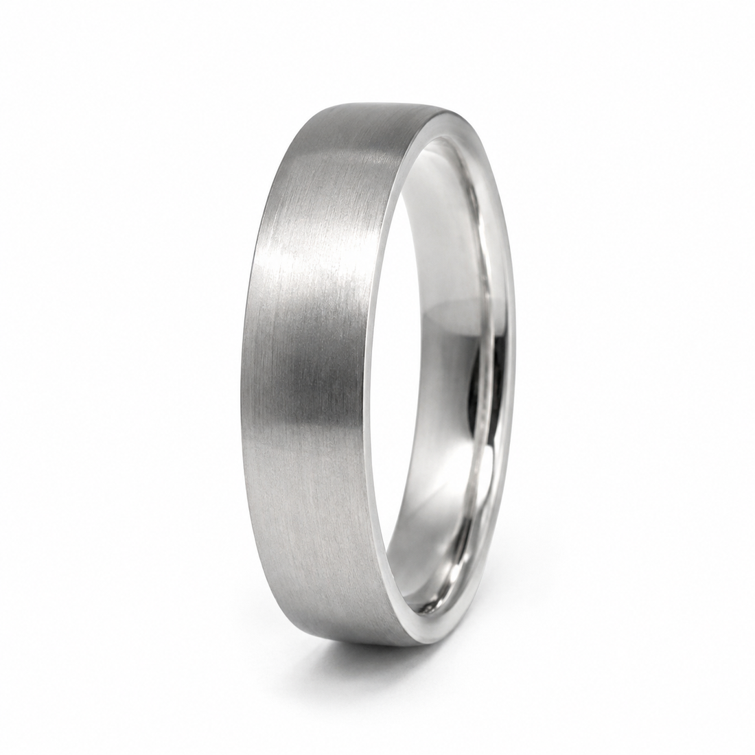 The Ashford | Brushed Titanium Wedding Ring