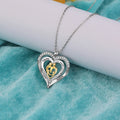 Personalized Heart 4 Names Pendant Necklace - Abrahamallen