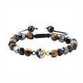 Tiger Eye Natural Beads Photo Projection Bracelet - Abrahamallen