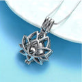 Cremation Urn Lotus Flower Keepsake Necklace - Abrahamallen