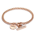 Personalized Engraveable Name Toggle Link Chain Bracelet - Abrahamallen