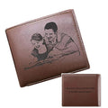 Personalized Photo and Message Wallet-Gift For Him - Abrahamallen