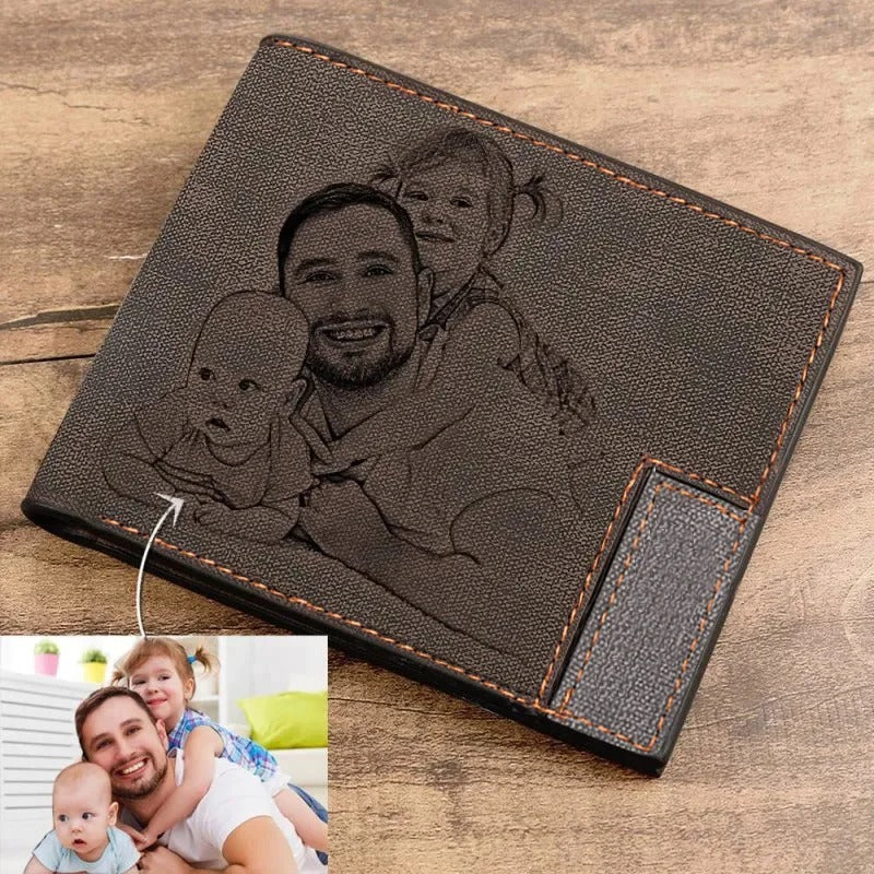 Personalized Photo Wallet-Gift For Him - Abrahamallen