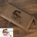 Personalized Engraved and Message Photo Wallet-Gift For Her - Abrahamallen