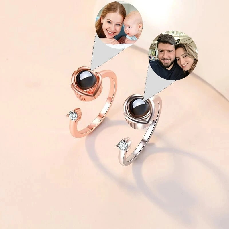 Personalized Photo Projection Ring - Abrahamallen