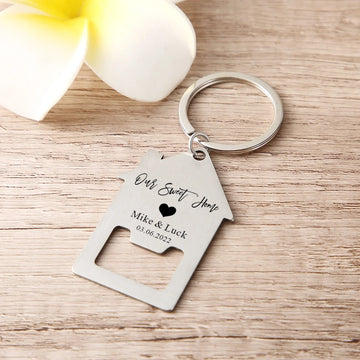 Personalized Couple's Engrave  Names Keychain - Abrahamallen