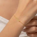 Customized Dainty Name Bracelet - Abrahamallen