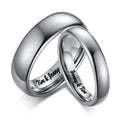 Personalized Inscription Couple's Rings - Abrahamallen