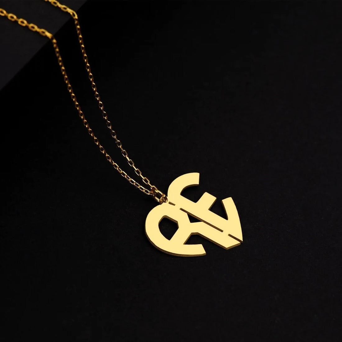 Personalized Initials Pendant Necklace - Abrahamallen