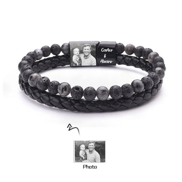 Personalized Photo and Name Bracelet - Abrahamallen