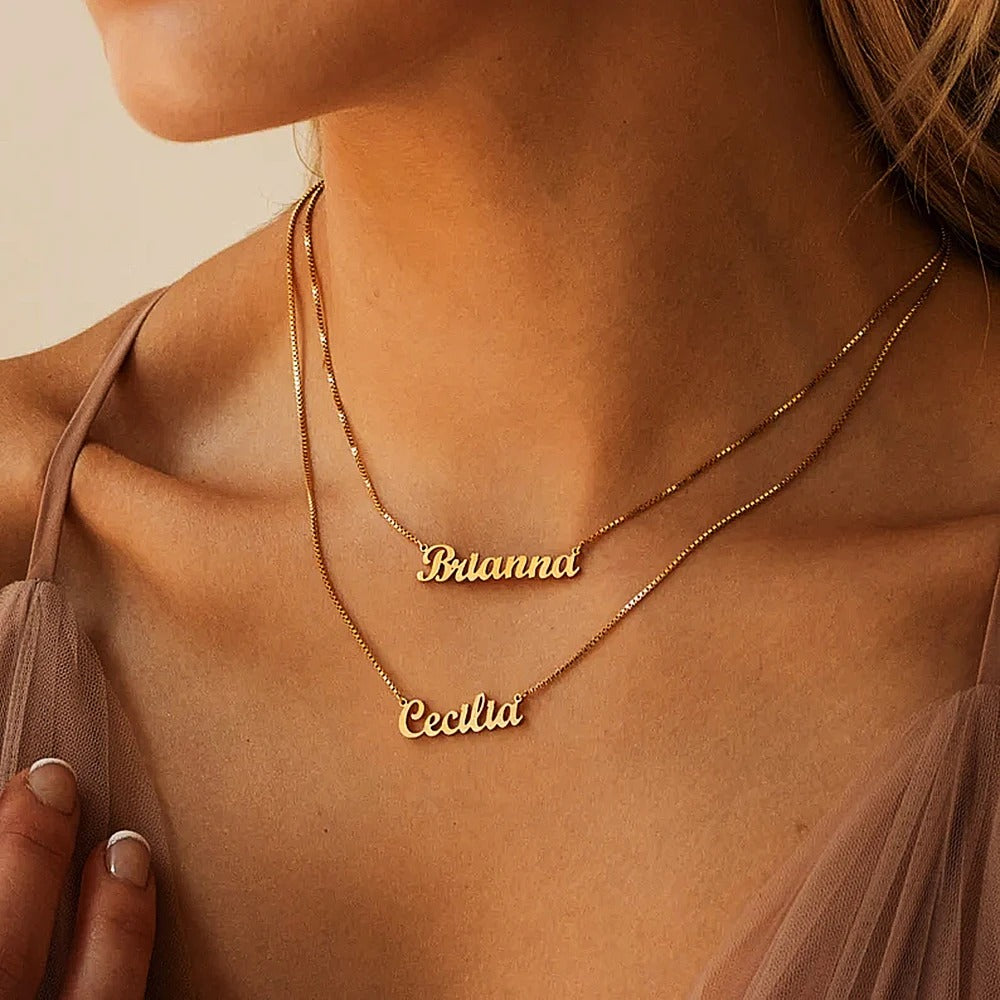 Personalized Name Pendant Exquisite Necklace - Abrahamallen