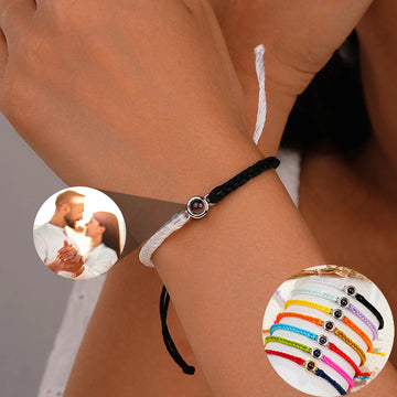 Customized Photo Projection Braided Bracelet - Abrahamallen