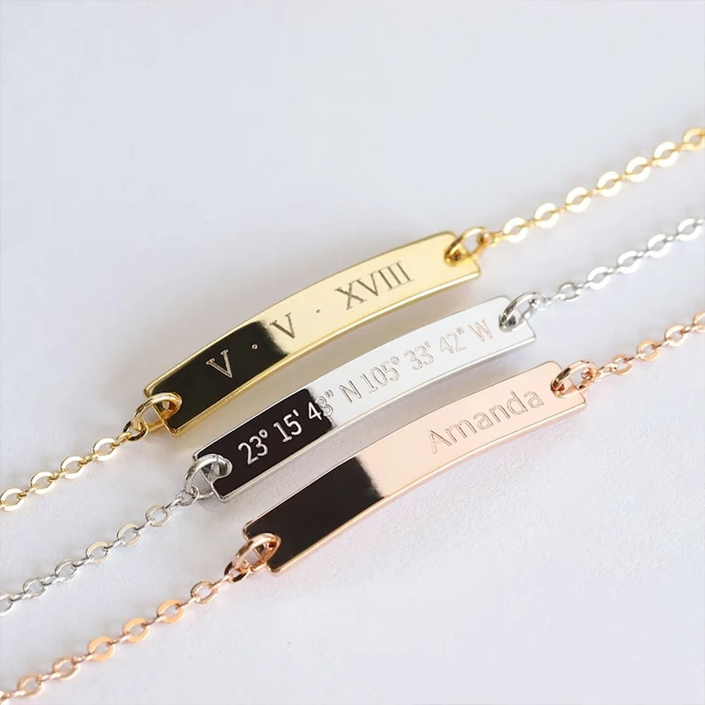 Customized Double Message Bracelet - Abrahamallen