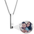 Projection Personalized Photo Pendant Necklace - Abrahamallen