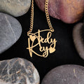 Customized Couple's Name Pendant Necklace - Abrahamallen