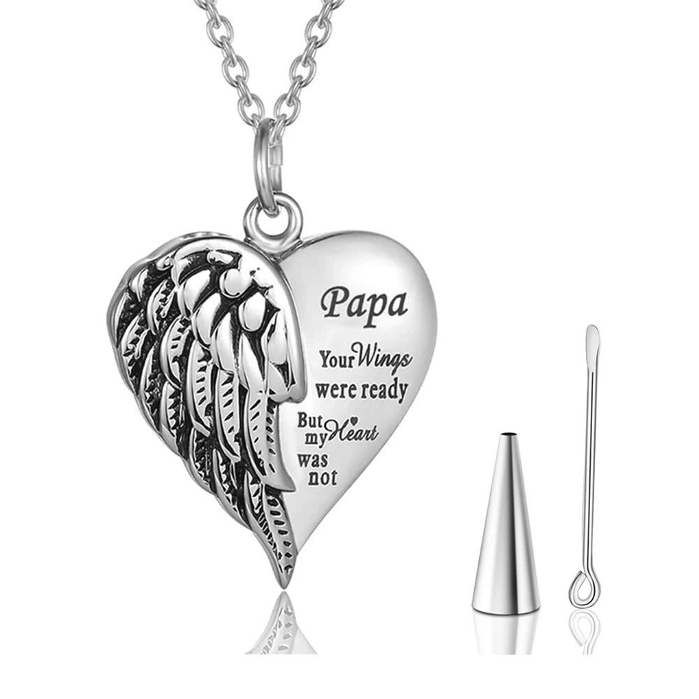 Cremation Memorial Family Urn Keepsake Necklace - Abrahamallen