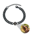 Personalized Photo Projection Bracelet Cuban Chain Bracelet - Abrahamallen