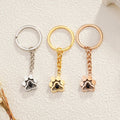 Personalized Projection Dog Paw Keychain - Abrahamallen