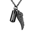 Cremation Urn Cylinder Vial Keepsake Necklace - Abrahamallen