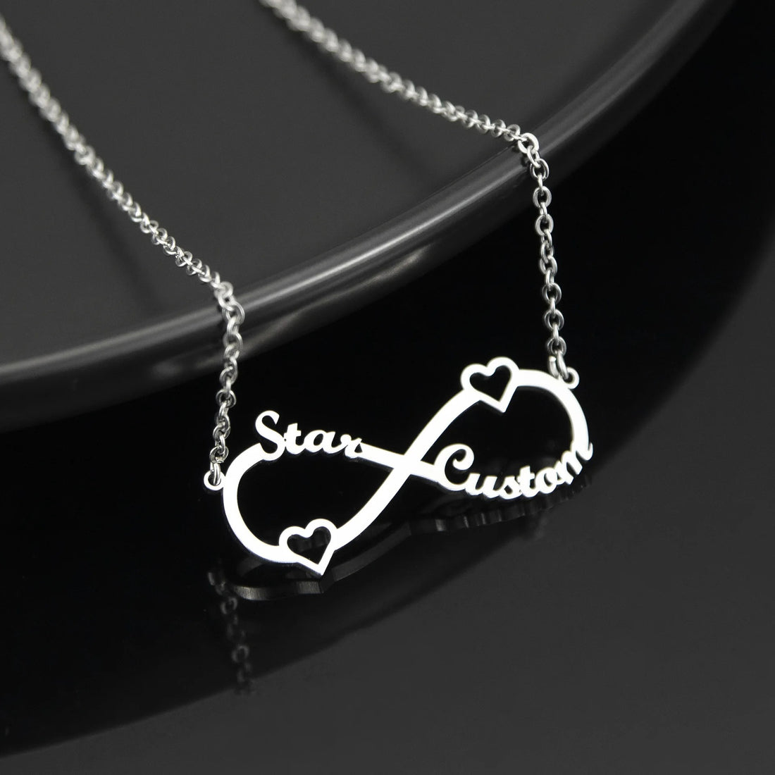 Personalized Infinity Name Pendant Necklace - Abrahamallen