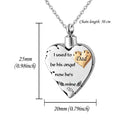 Personalized Cremation Urn with Birthstone and Angel Wing Pendants Necklace - Abrahamallen