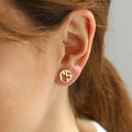 Personalized Initials Stud Earrings - Abrahamallen