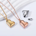 Personalized Cremation Urn Heart Keepsake Necklace - Abrahamallen