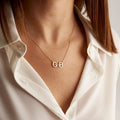 Personalized Initials Pendant Necklace - Abrahamallen