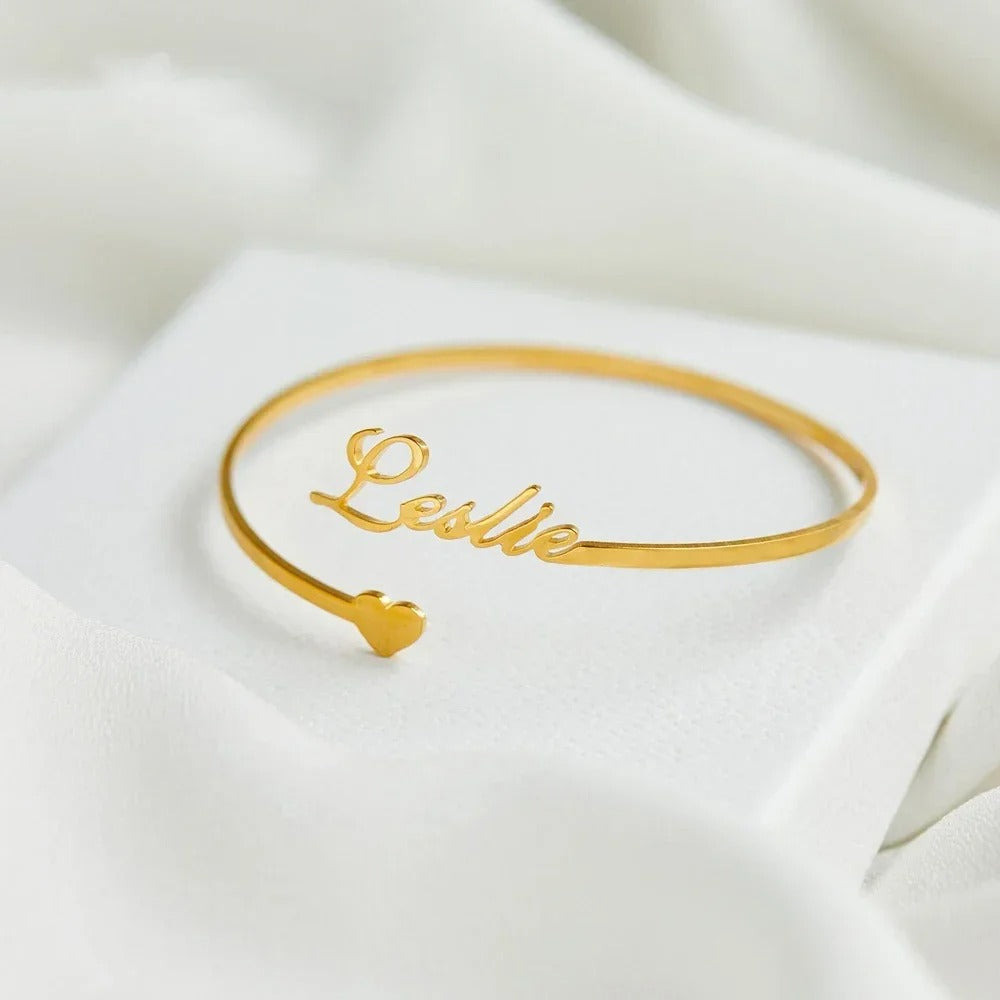 Personalized Name Bangle - Abrahamallen