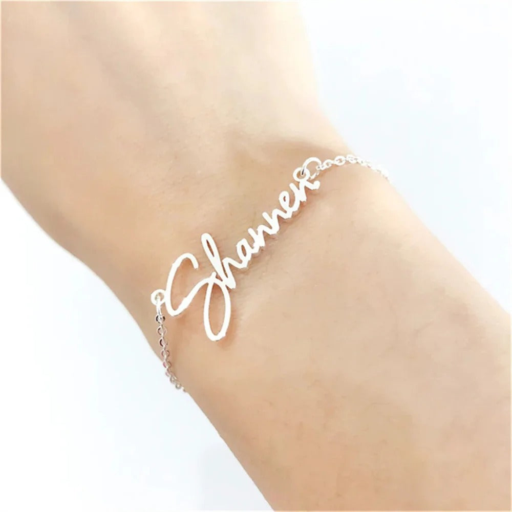 Personalized Name Chain Bracelet - Abrahamallen