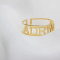 Personalized Name Adjustable Ring - Abrahamallen