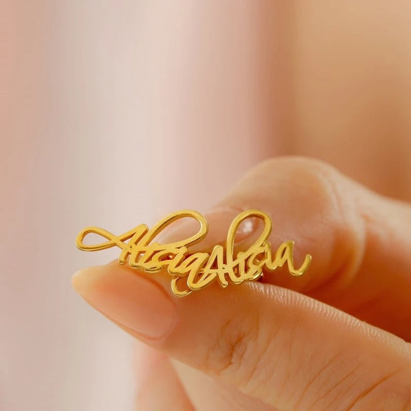 Personalized Name Earrings - Abrahamallen