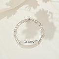 Personalized Name Chain Bracelet - Abrahamallen