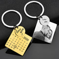 Personalized Photo Engraved Keychain - Abrahamallen