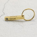 Personalized Projection Bar Keychain - Abrahamallen