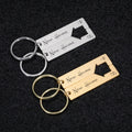 Personalized Couple's Engraved Initial's Keychains - Abrahamallen