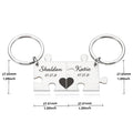 Personalized Couple's Engraved Anniversary's Keychains - Abrahamallen