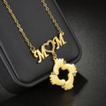 Personalized Mum and Name Pendant Necklace - Abrahamallen