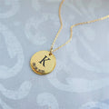 Personalized Initials and Dates Pendant Necklace - Abrahamallen