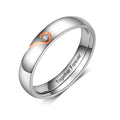 Personalized Inscription Couple's Rings - Abrahamallen