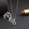 Projection Personalized Dainty Photo Pendant Necklace - Abrahamallen