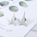 Personalized Eiffel Tower Style Stud Earrings - Abrahamallen